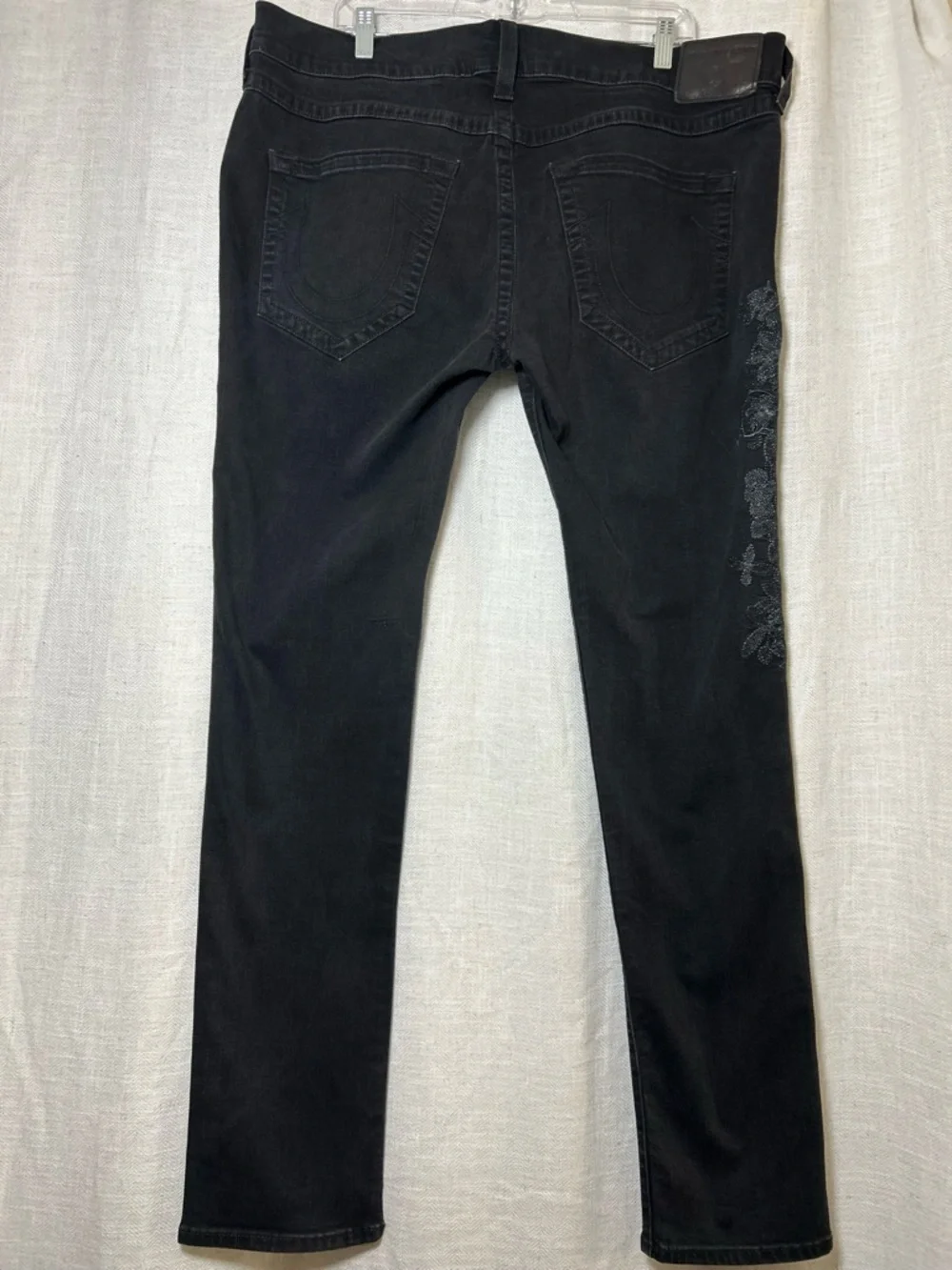 True Religion Rocco Relaxed Skinny Jeans - Size 40